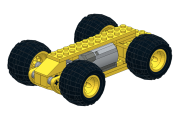 LEGO Bauanleitung für das Standardfahrwerk für Monster Trucks