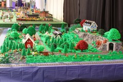 Landschaft von Beerly aus LEGO-Bausteinen - Überblick