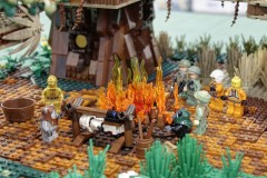 Kampf um Endor aus LEGO Bausteinen - Detailaufnahme