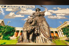 riesiges Mosaik Bricking Bavaria aus LEGO Bausteinen