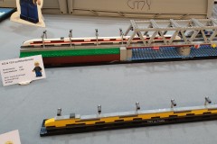 Nanoscale Züge aus LEGO Bausteinen auf der Bricking Bavaria 2019