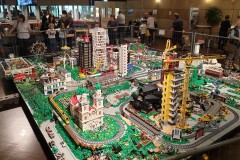 riesige Stadt aus LEGO Bausteinen auf der Bricking Bavaria 2019