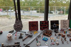 diverse Modelle und Mosaike aus LEGO Bausteinen auf der Bricking Bavaria 2019