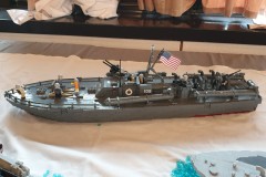Torpedoboot aus LEGO Bausteinen auf der Bricking Bavaria 2019