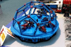 Moonbase aus LEGO Bausteinen - Raumschiffkuppel