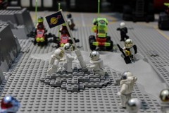 Moonbase aus LEGO Bausteinen - Detailaufnahme
