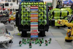 Moonbase aus LEGO Bausteinen - Detailaufnahme
