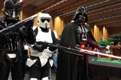 Die Schlacht um Endor aus LEGO-Bausteinen - Besuch von Darth Vader