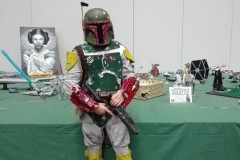 viele Star Wars Modelle aus LEGO-Bausteinen - Besuch von Boba Fett