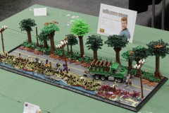 Szene aus The Walking Dead aus LEGO-Bausteinen