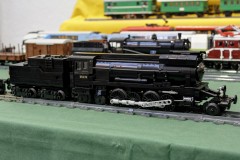 Dampflokomotive 214.13 mit Tender aus LEGO-Bausteinen