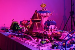 LEGO Raumhafen mit Weltraumbeleuchtung