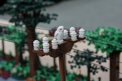 Szene aus The Walking Dead aus LEGO Bausteinen - Detailaufnahme