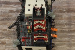 LEGO-Bohrinsel von oben betrachtet