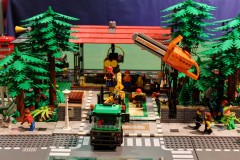 Stadt aus LEGO Bausteinen von Lisi und Max - Sägewerk