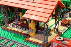 Stadt aus LEGO Bausteinen von Lisi und Max - Sägewerk Detailaufnahme