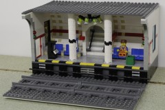 Untergrundstation aus LEGO Bausteinen