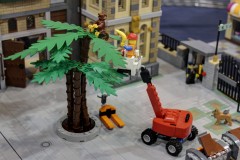 Fabrikshalle aus LEGO Bausteinen