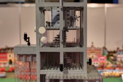 Klangturm St. Pölten aus LEGO Bausteinen - Detailaufnahme