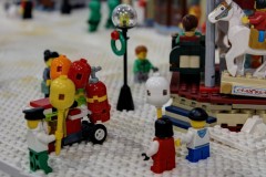Winterlandschaft aus LEGO Bausteinen