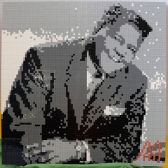 LEGO-Mosaik von Fats Domino