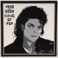 LEGO-Mosaik von Michael Jackson
