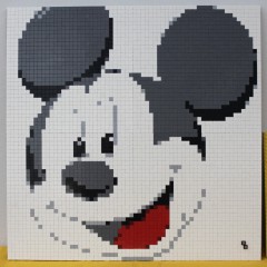 LEGO-Mosaik von Micky Maus