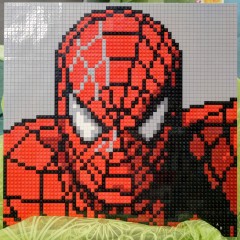 LEGO-Mosaik von Spiderman