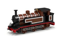 Dampflokomotive LBSCR (London, Brighton, and South Coast railway) Class E2 - gerendert