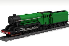 Schnellzugdampflokomotive LNER (London and North Eastern Railway) A4 modified - gerendert