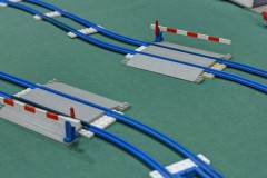 4,5V LEGO Eisenbahn - Bahnschranken