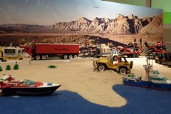 Strand Diorama mit Modellen aus der LEGO Serie Model Team