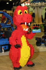 LEGO Maxifig roter Drache
