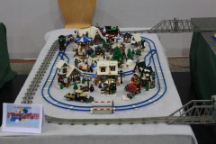 LEGO 4,5 Volt Eisenbahn mit Winterlandschaft