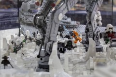 Star Wars Diorama Schlacht um Hoth aus LEGO-Bausteinen - Detailaufnahme