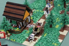 kleine Landschaft aus LEGO-Bausteinen