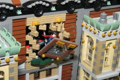Fabrikshalle aus LEGO-Bausteinen - Detailaufnahme