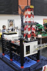 Bohrinsel aus LEGO-Bausteinen