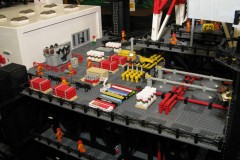 Bohrinsel aus LEGO-Bausteinen -Detailaufnahme