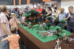 Diorama von der Schlacht auf Endor aus LEGO-Bausteinen