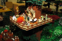 Diorama von der Schlacht auf Endor aus LEGO-Bausteinen - Detailaufnahme