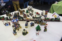 winterliche Landschaft aus LEGO Bausteinen