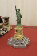 die Freiheitsstatue aus LEGO Bausteinen