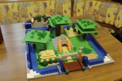 Ergebnisse des Minecraft Bauevents für Kinder