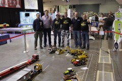 die Mitglieder des AFOL Baumschinen Technic Teams