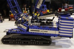 Liebherr LR1500 aus LEGO Bausteinen - Detailaufnahme