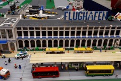 Flughafen aus LEGO-Bausteinen - Detailaufnahme