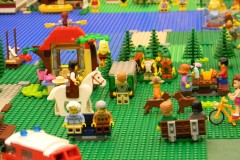 Stadleben aus LEGO-Bausteinen - Detail